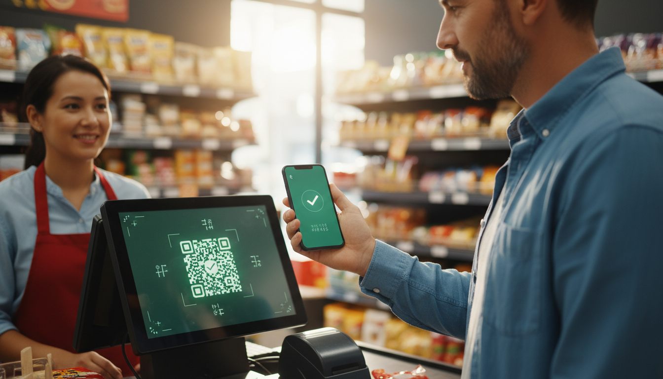 Оплата QR-кодом на кассе